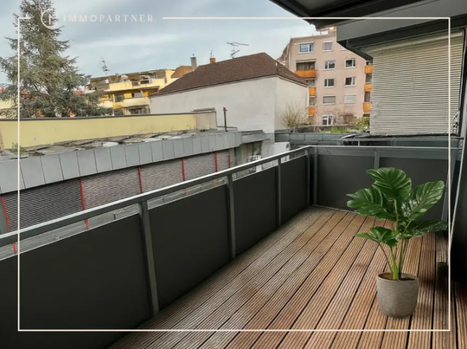 Thumbnail-Frisch saniert: 1-Zimmer-Wohnung mit großem Balkon in Stuttgart-Mitte