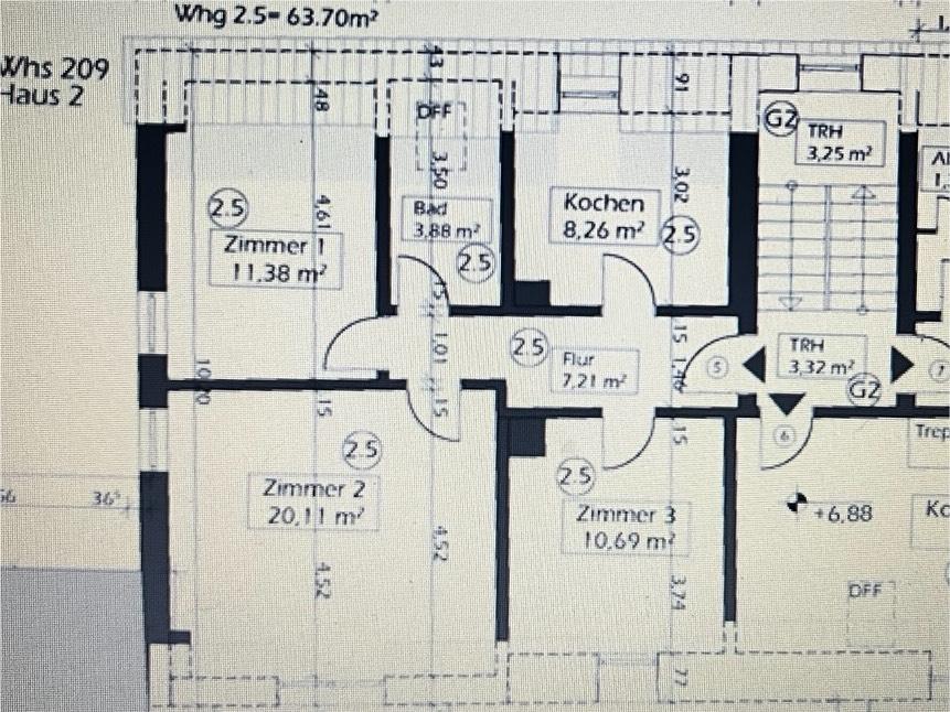 Thumbnail-Helle 3-Zimmer Wohnung mit Balkon in Rheinhausen - ab 01.02.2026
