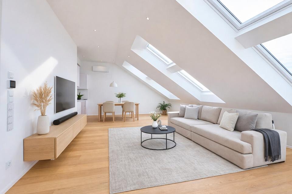 Thumbnail-Penthouse-Feeling in Dachau: Lichtdurchflutetes Dachgeschoss mit 20 m² Terrasse und Schlossblick