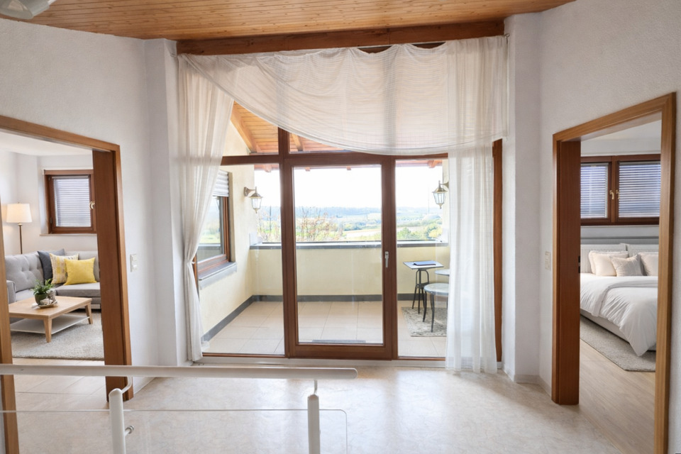 Thumbnail-Wohnen mit traumhaftem Südbalkon und Blick in die Weinberge – 2-Z