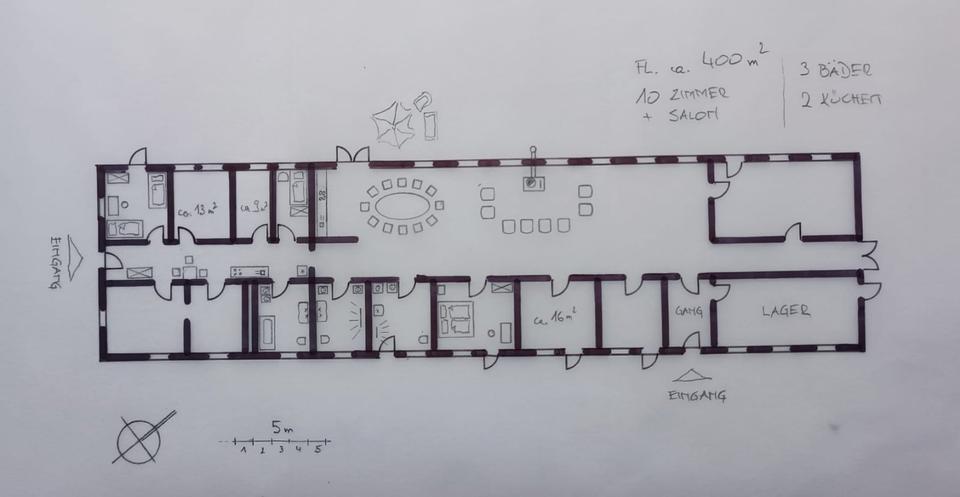Thumbnail-Wohn-Gewerbeeinheit am Bahnhof Gransee. 400 m² Gesamtfläche