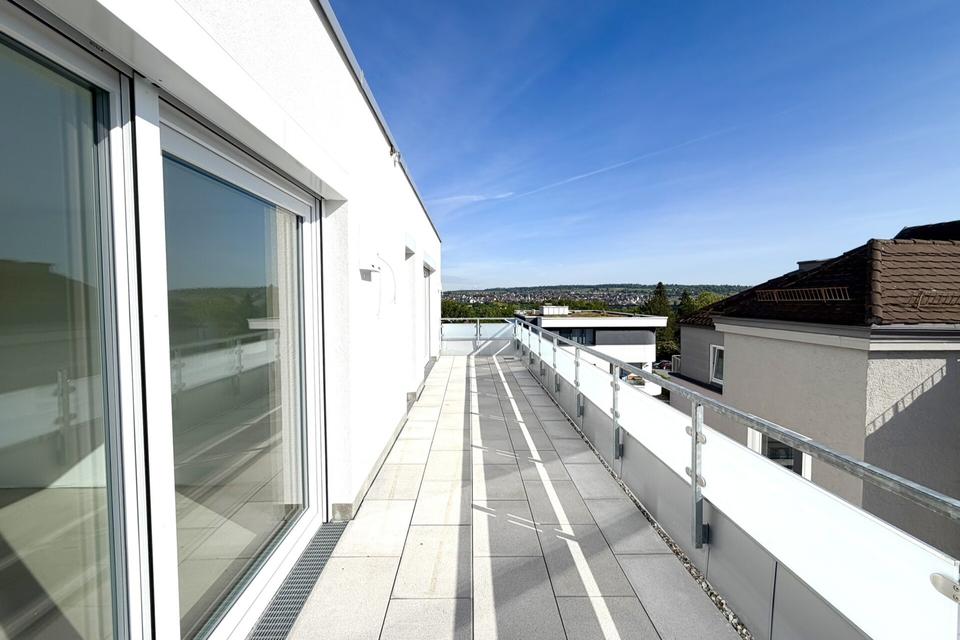 Thumbnail-Hochwertige 2,5-Zimmer-Neubau-Wohnung mit großer Dachterrasse & Stellplatz