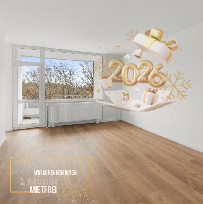 Thumbnail-Helle 2-Zimmer-Wohnung mit Balkon - Sparen dank 1 Monat mietfrei!