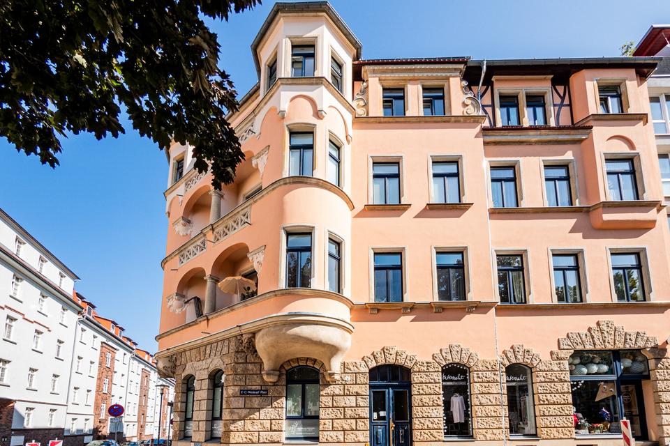 Thumbnail-Balkonwohnung in schickem Denkmal in zentraler Lage von Dresden-Plauen.