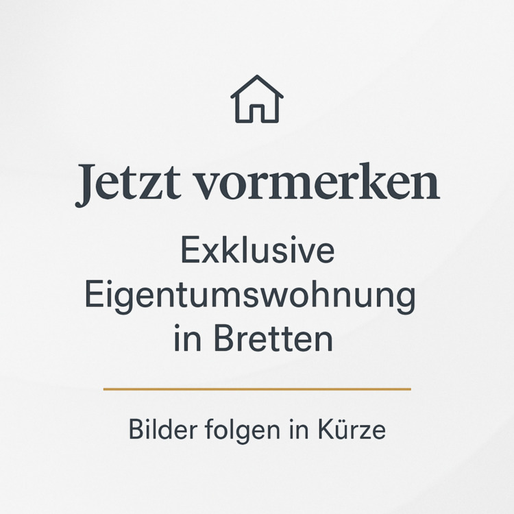 Thumbnail-Jetzt vormerken: Exklusive 3-Zi-Wohnung in Bretten - zentrumsnah