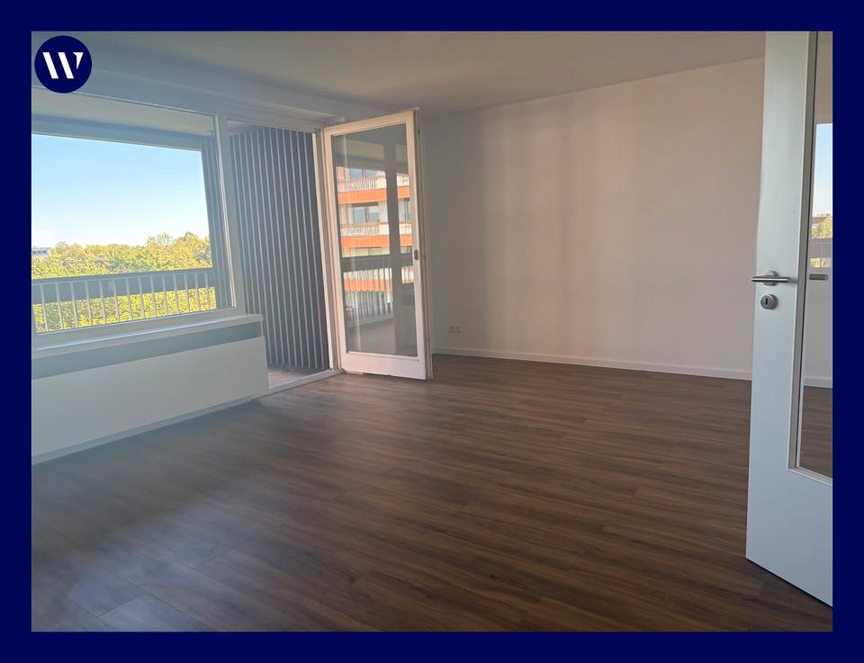 Thumbnail-Lichtdurchflutetes Wohnglück im Grünen: 3 Zimmer mit Umlaufbalkon, guter Schnitt, Aufzug