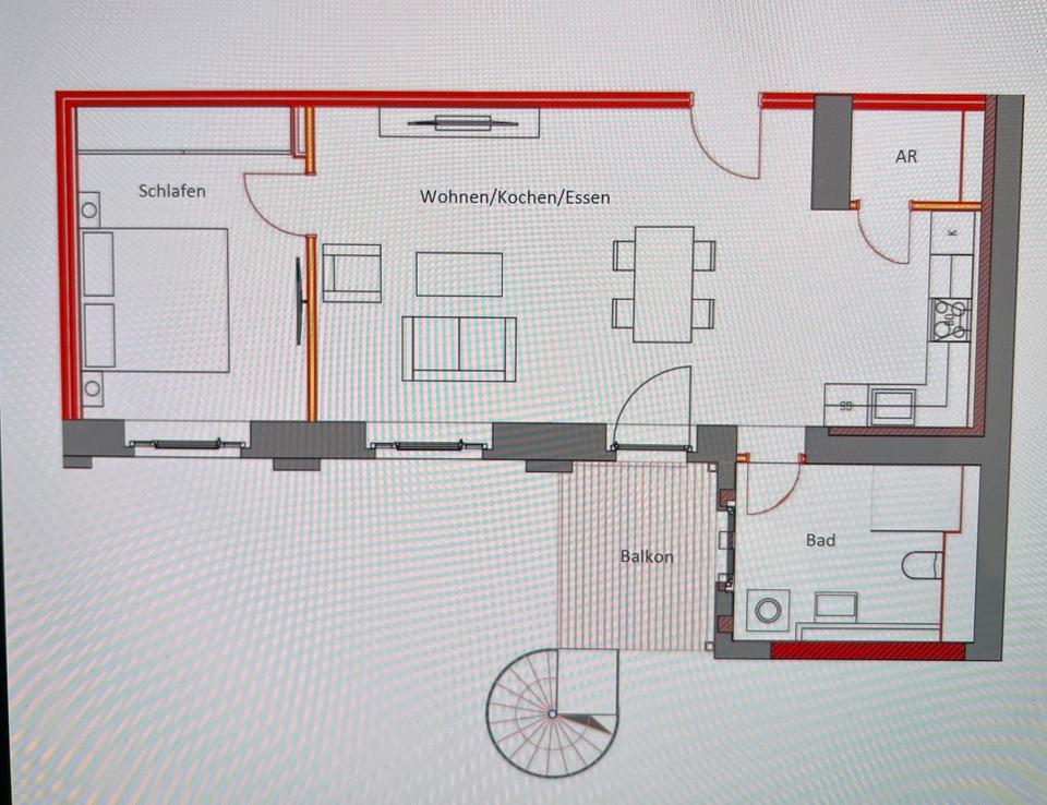 Thumbnail-Schöne 2-Raum-Wohnung zu vermieten