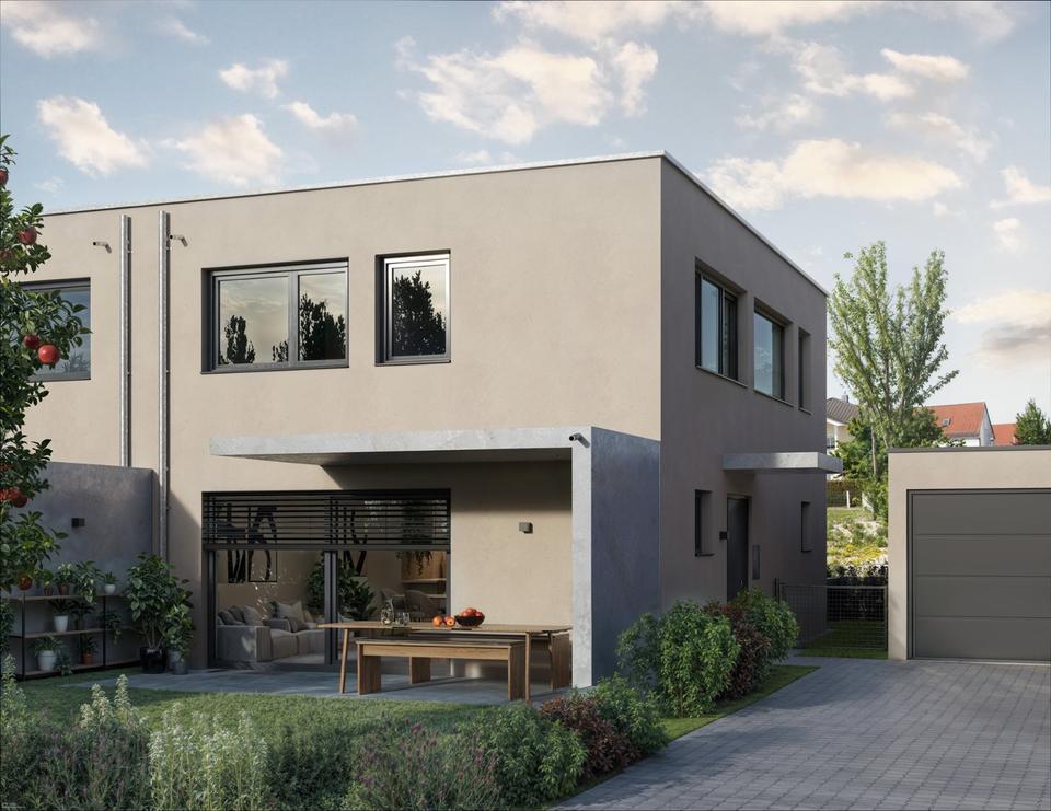 Thumbnail-Moderne DHH in Unterhaunstadt zu vermieten