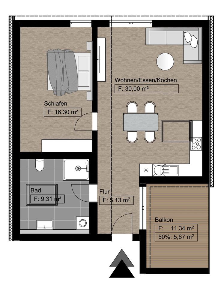 Thumbnail-Neubau Mietwohnungen in Gelnhausen Hailer