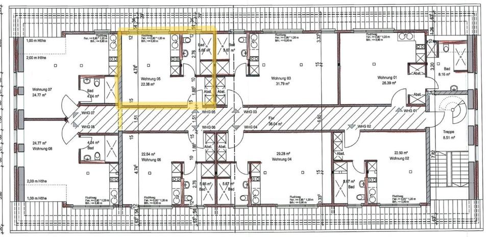 Thumbnail-1-Zimmerwohnung Oldenburg Eversten ab 01.06.2026 zu vermieten