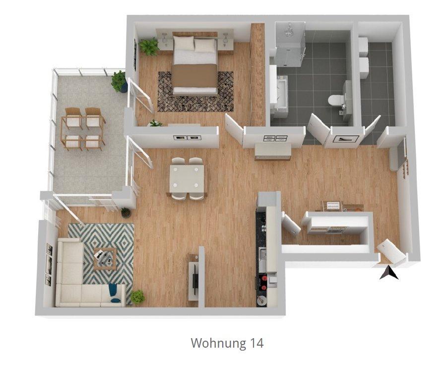 Thumbnail-2-Zimmer-Neubauwohnung im Zentrum von Pocking!