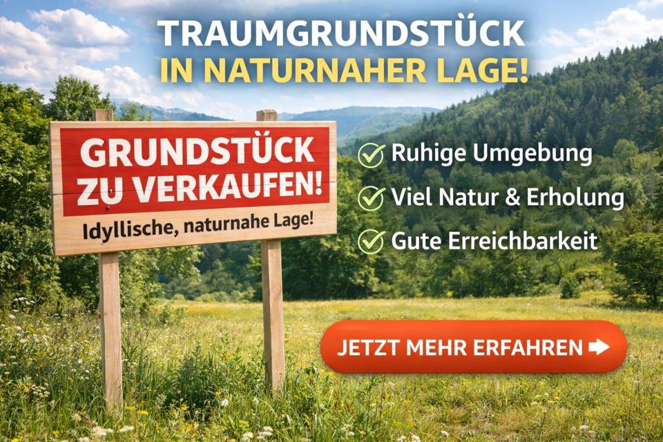 Thumbnail-Attraktives Grundstück in stadtnaher Ruhelage