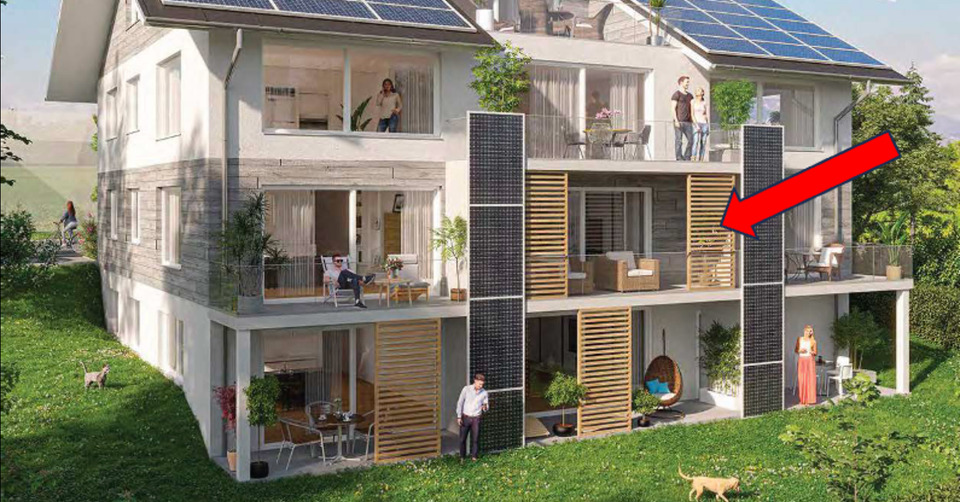 Thumbnail-Erstbezug! Moderne 1,5 Zimmer Wohnung mit überdachtem Balkon