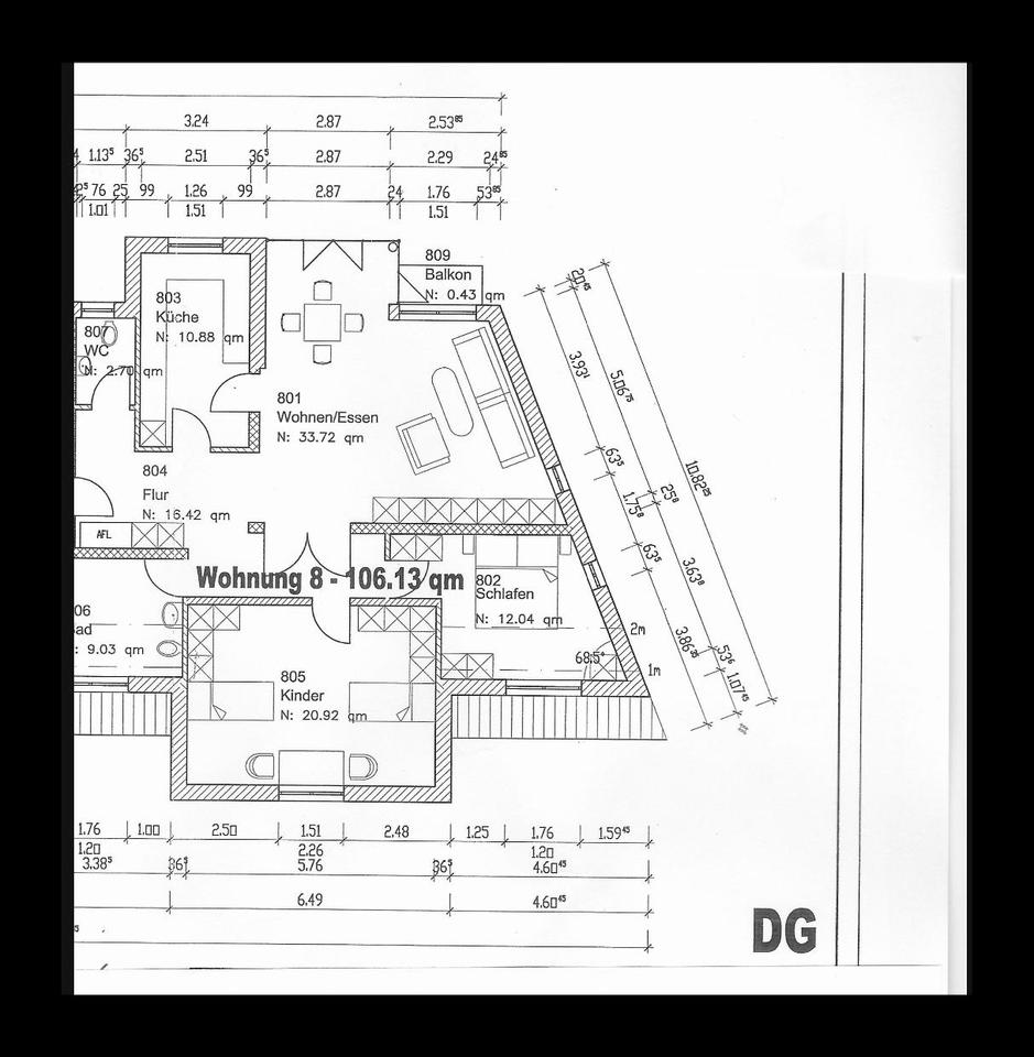 Thumbnail-Mietwohnung in 68309, 106m², kalt 1170€ mit Garagenstellplatz