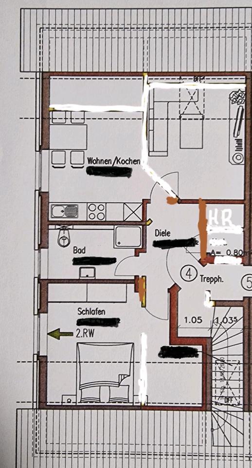Thumbnail-Zwei Zimmerwohnung in Bad Lippspringe