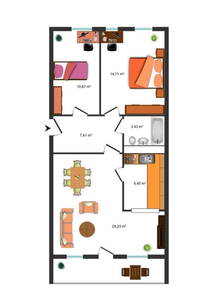 Thumbnail-Vollausgestattetes Zimmer ca. 15m2 auf Zeit Berlin Marzahn