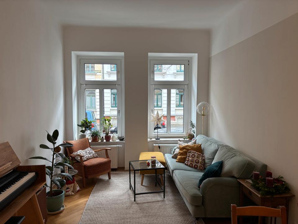 Thumbnail-3 Zimmer zur Untermiete in Schleußig (Juni - Juli)