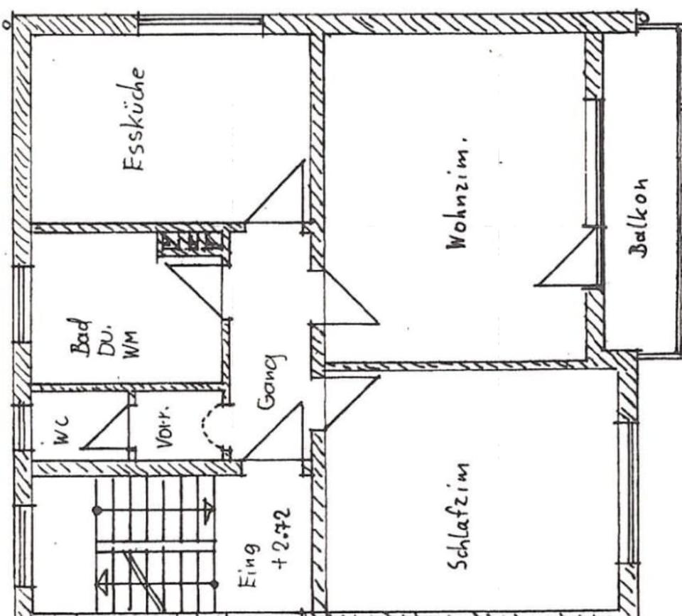 Thumbnail-Neu renovierte 3-Zimmer-Wohnung mit Balkon in Allershausen – ca.