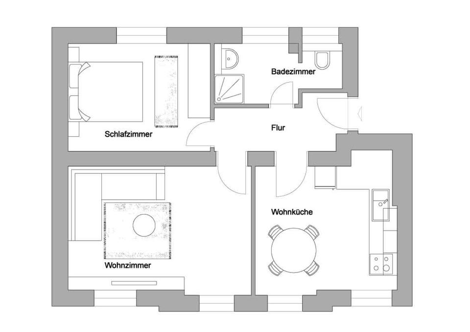Thumbnail-Wunderschöne Altbauwohnung mit hohen Decken und großen Fenstern