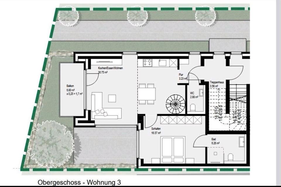 Thumbnail-Wunderschöne 3 Zimmer Wohnung auf 2.Etagen