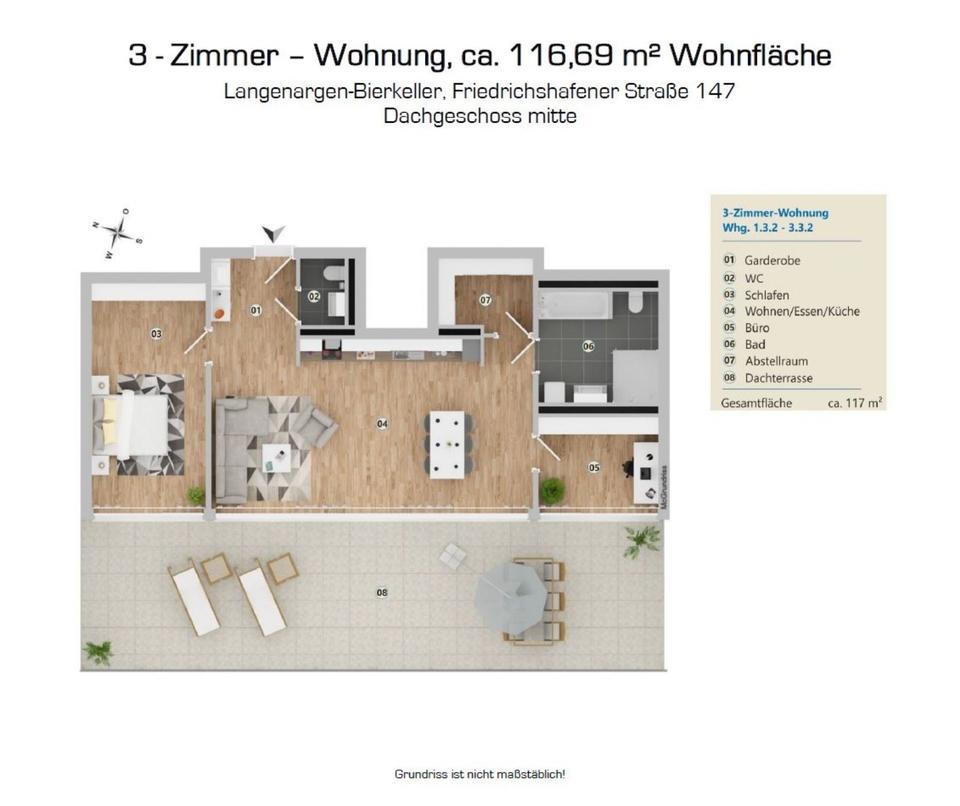 Thumbnail-NaturELLA Wohn(t)raum 3-Zimmer-Neubauwohnung 