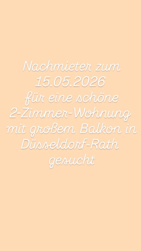 Thumbnail-Nachmieter zum 15.05. für eine 2-Zimmer Wohnung mit großem Balkon