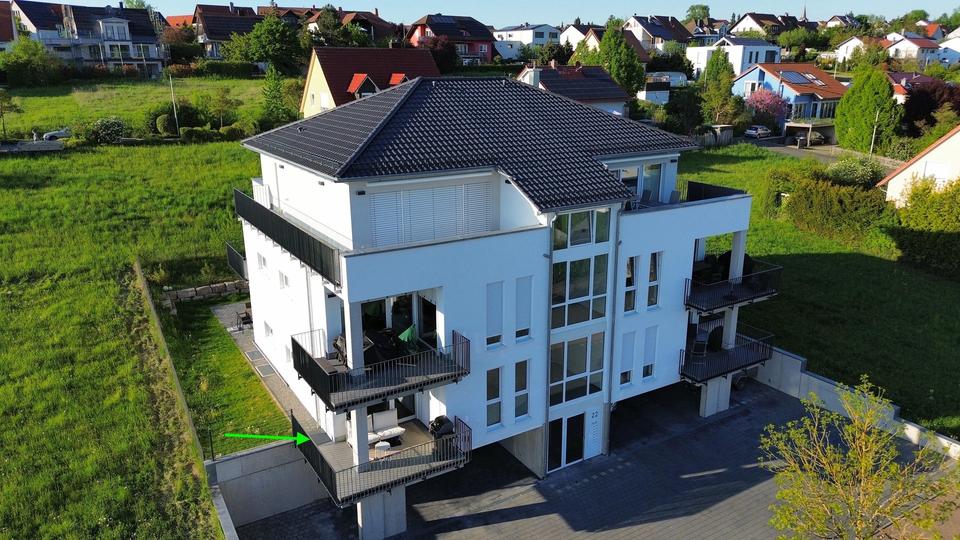 Thumbnail-Neubau in Feldrandlage: 3-Zimmer-Wohnung mit Gartenzugang von allen Räumen mit Abendsonne & Ausblick