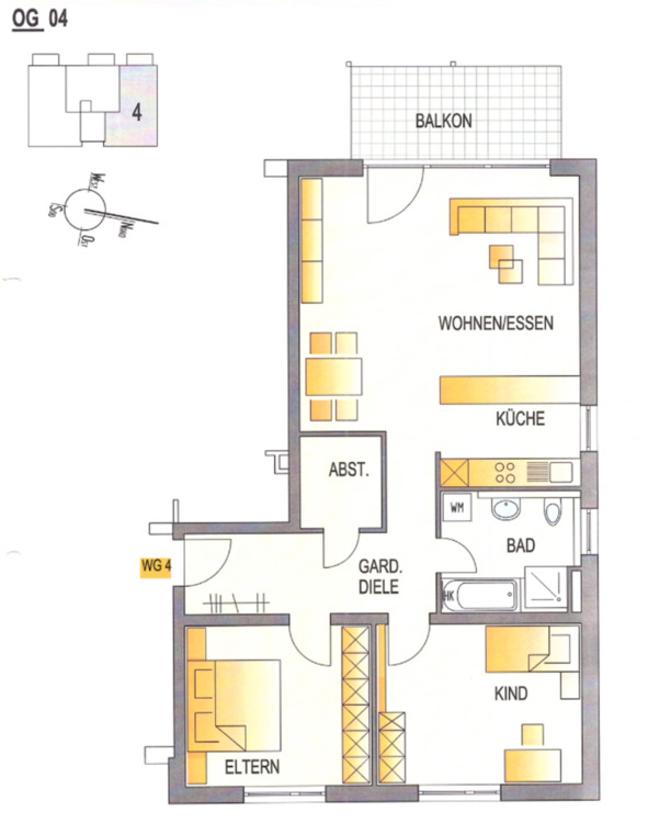 Thumbnail-Moderne Eigentumswohnung in 74360 Ilsfeld zu verkaufen