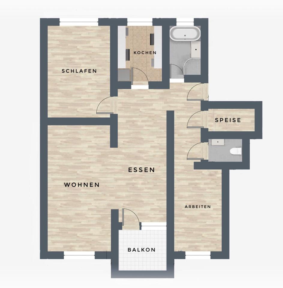 Thumbnail-3-Zimmer-Wohnung in Cadolzburg.