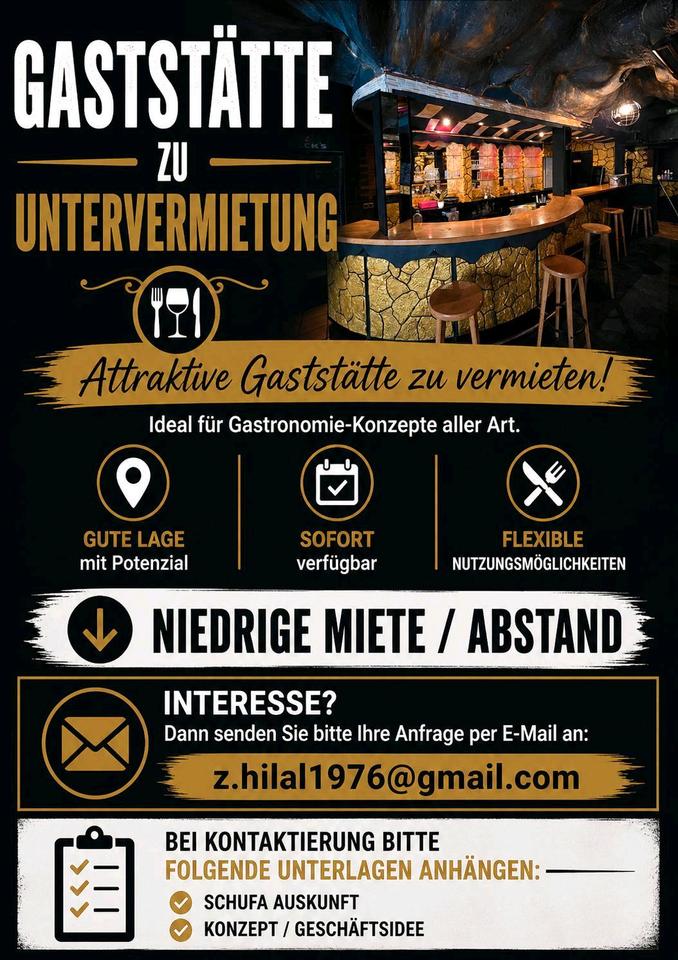 Thumbnail-Gaststätte zu Untervermieten