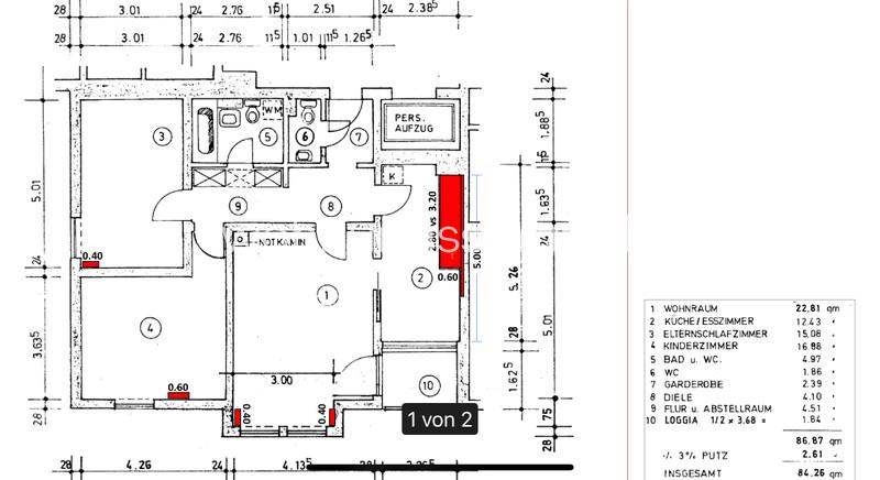 Thumbnail-Wohnungsswap - 3 Zimmer, 85 m² - Ruffinistraße, Neuhausen-Nymphenburg, München