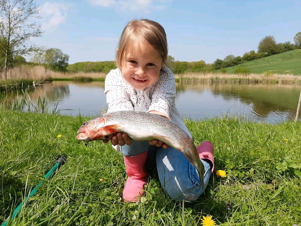 Thumbnail-Ferienwohnung mit Angelteich Forellen Ostsee Last Minute Angeln