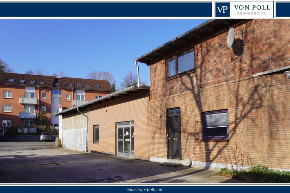 Thumbnail-Vielseitige Gewerbeimmobilie mit großzügiger Hallen- und Bürofläche in Plön