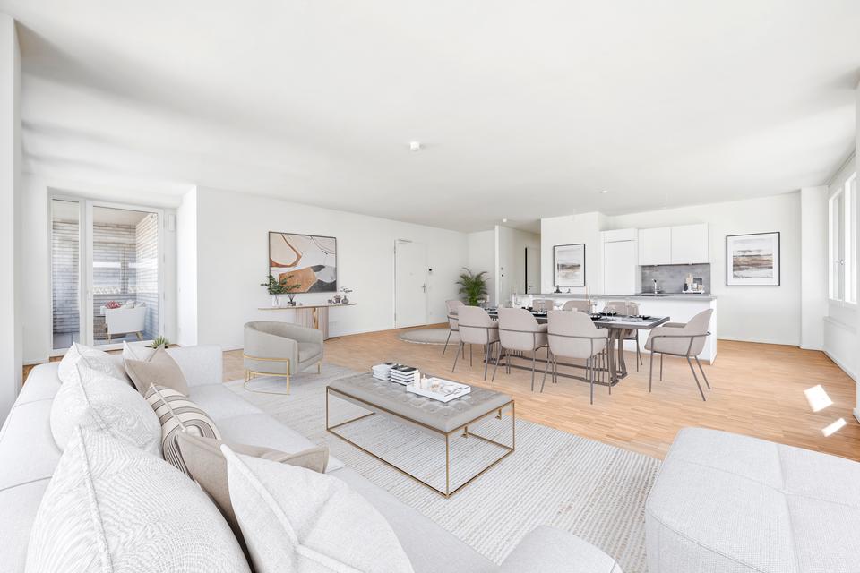 Thumbnail-Elegance Meets Space – Großzügiges 3-Zimmer-Apartment mit Balkon und Loggia