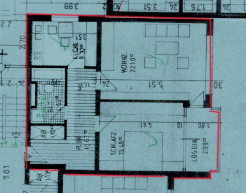 Thumbnail-Moderne 2-Zimmer-Wohnung in Hameln-Nordstadt
