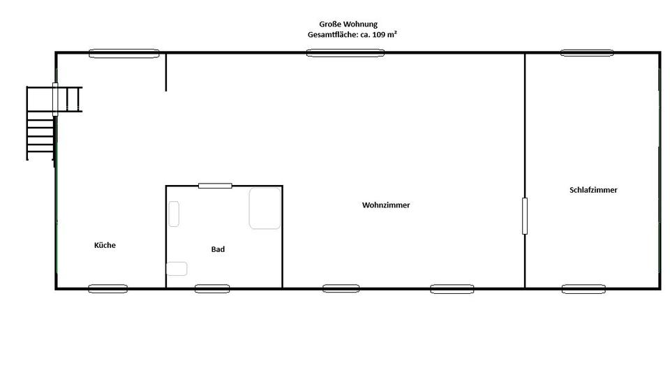 Thumbnail-NEU renovierte 2-3 Raum Wohnung in idyllischer Lage