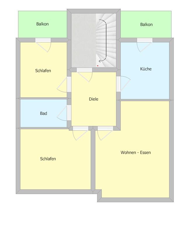 Thumbnail-Schöne Wohnung mit zwei Balkonen in guter Stadtlage