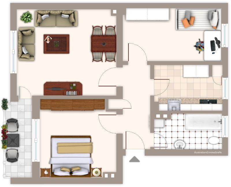 Thumbnail-Charmante 3-Zimmer-Etagenwohnung in Mönchengladbach – Wohnen mit Kinderspielplatz direkt vor der Tür