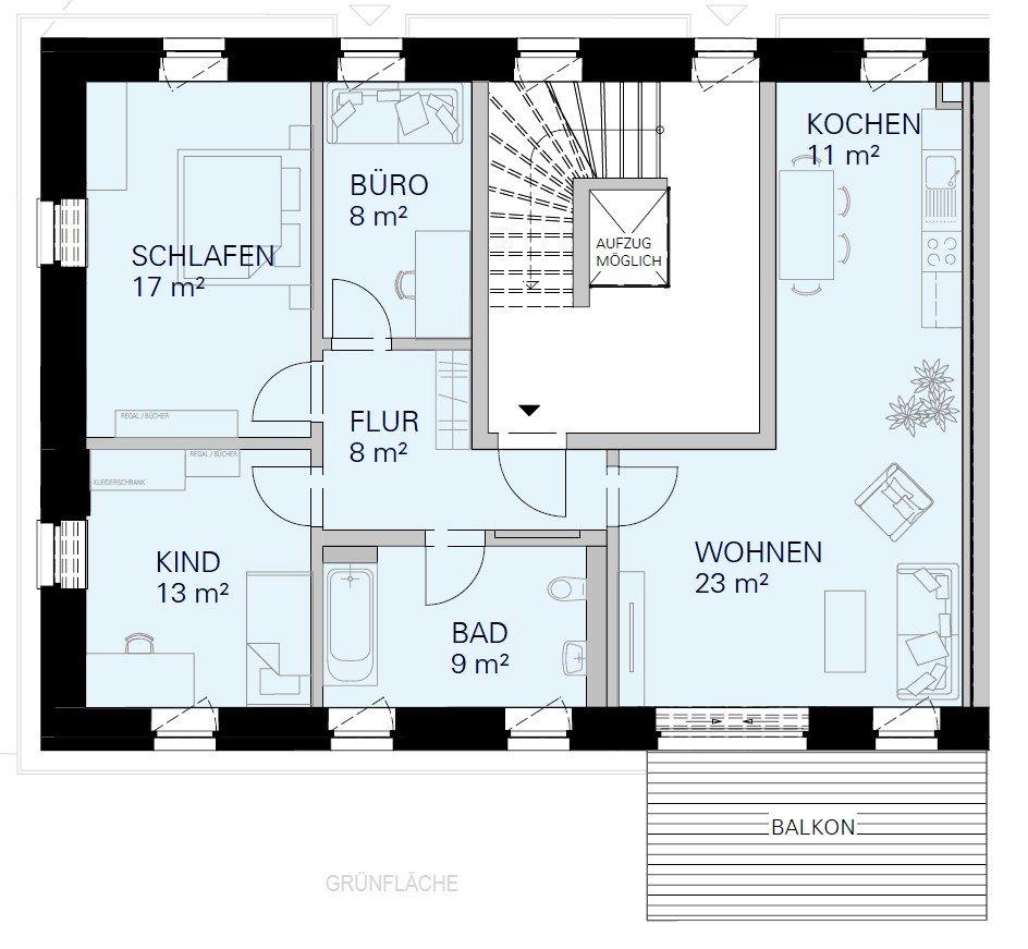 Thumbnail-Moderne Wohnung mit Fußbodenheizung, Erstbezug