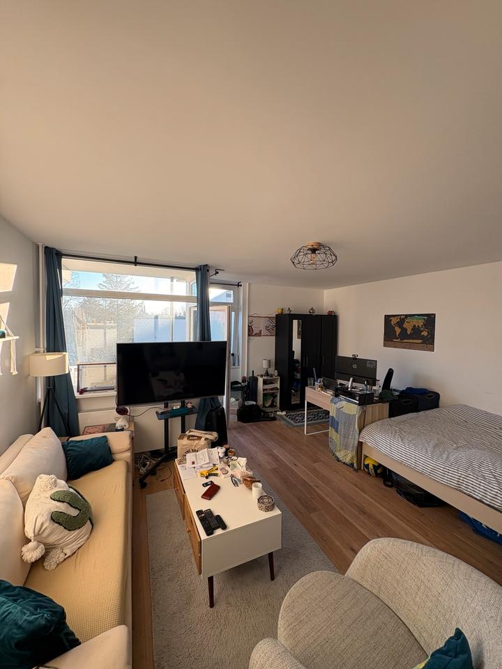 Thumbnail-Sunny 1 Room Semi-Furnished Apartment with Beautiful Balcony