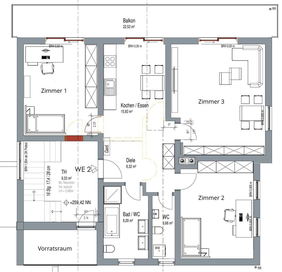 Thumbnail-Zimmer in 3-Zimmer-WG mit ruhiger, grüner Umgebung in Lengfeld