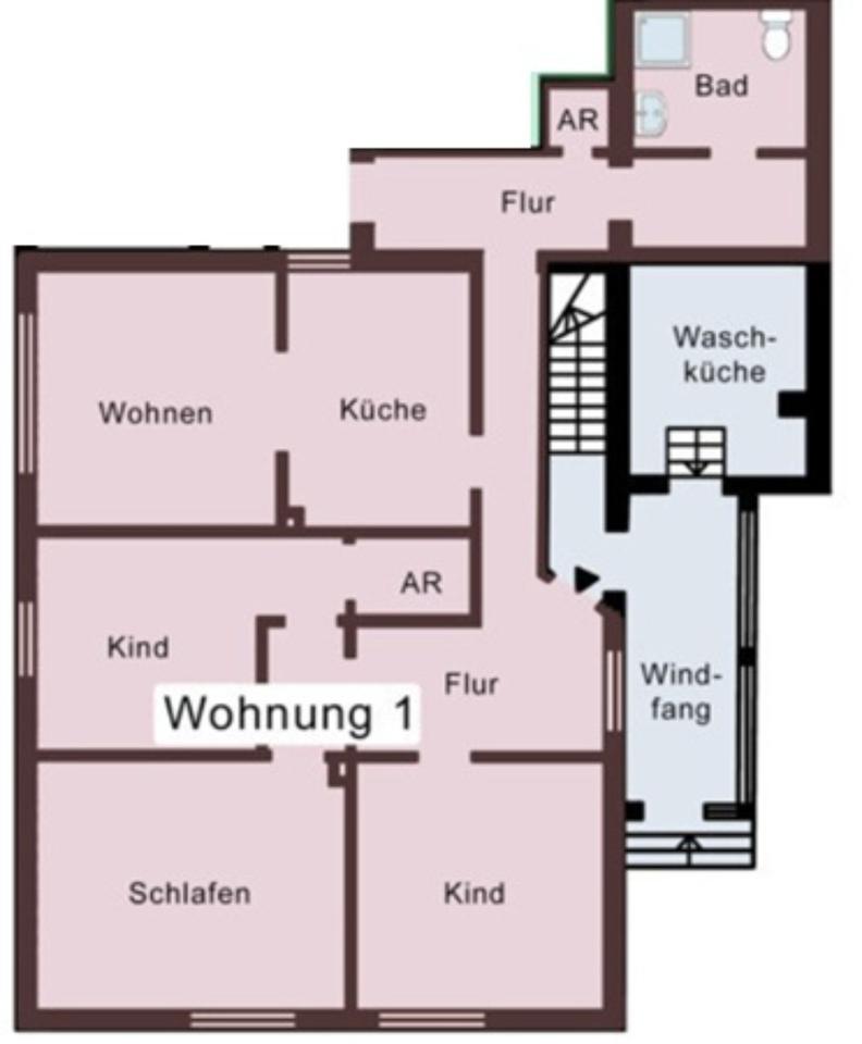 Thumbnail-111m² frisch renovierte EG-Wohnung (4ZKB) inkl. Einbauküche