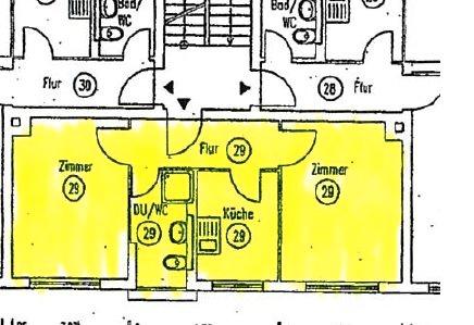 Thumbnail-sanierte 2 Zimmer Wohnung -WG geeignet- am Enzauenpark