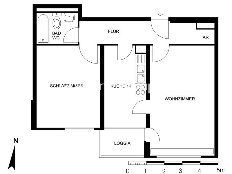Thumbnail-Wohnungsswap - 2 Zimmer, 59 m² - Wilhelmsruher Damm, Reinickendorf, Berlin