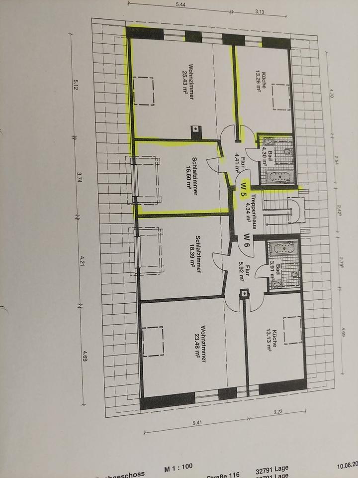 Thumbnail-2 Zimmerwohnung (Stadtrand von Lage)