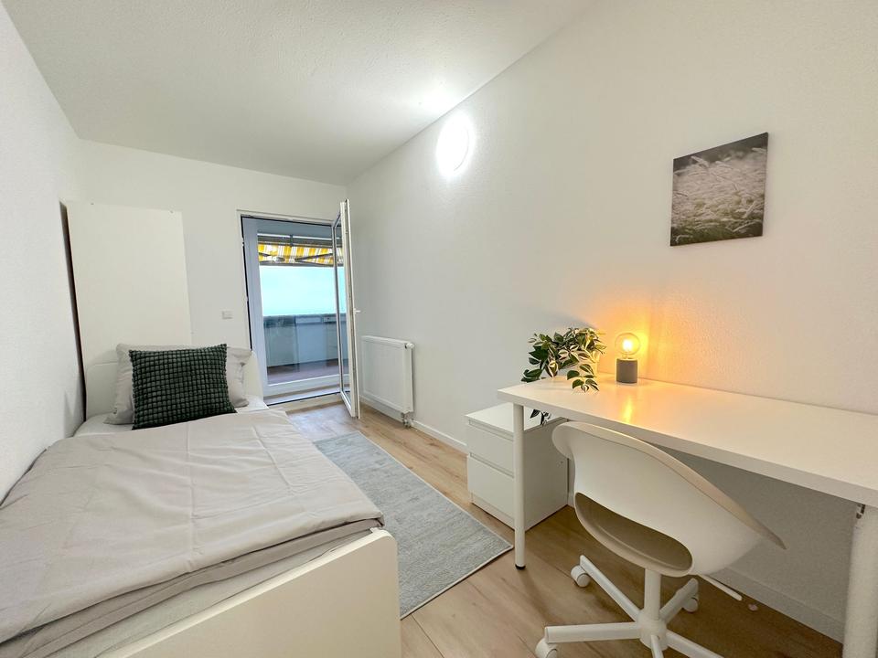 Thumbnail-Zimmer frei in 6er-WG mit Balkon – Mombertplatz 60, Heidelberg