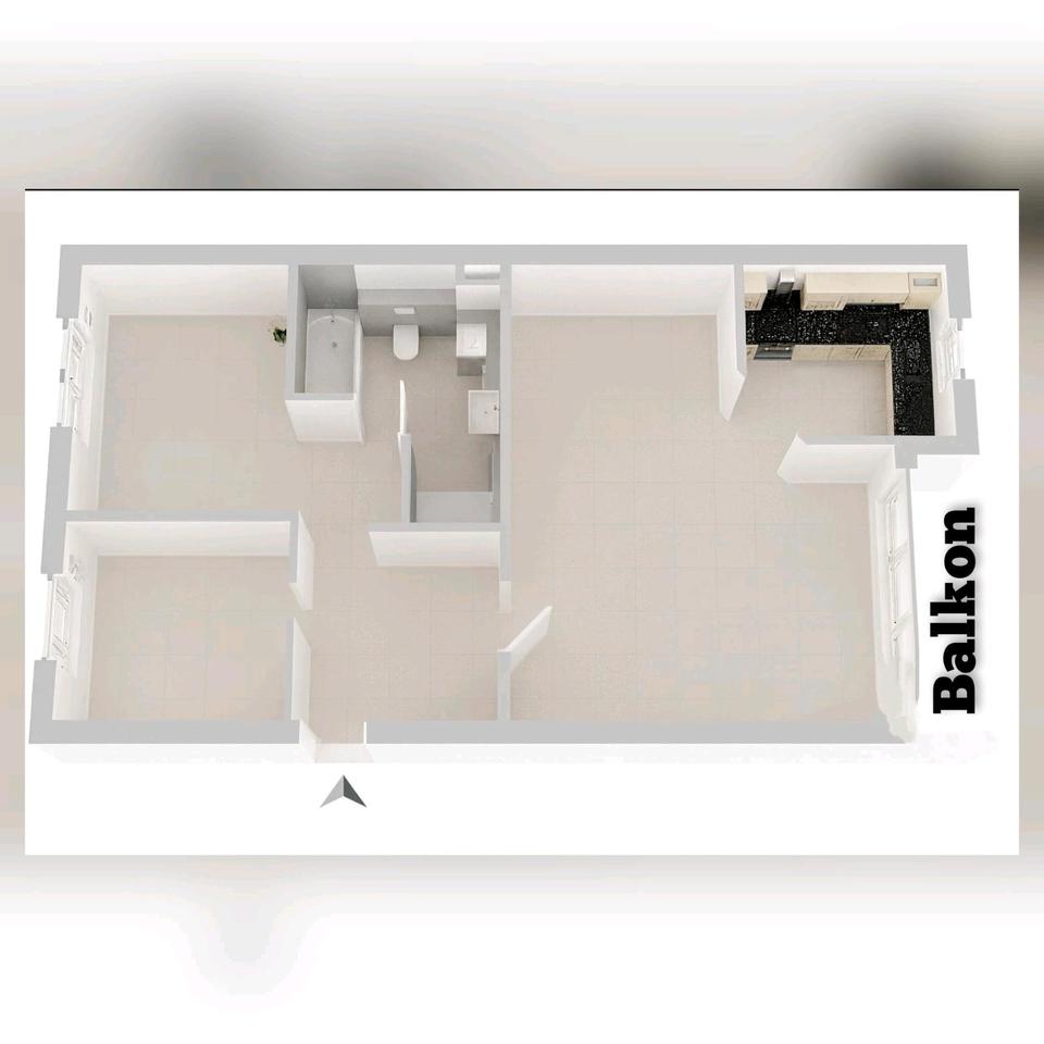 Thumbnail-3 Zimmer Eigentumswohnung mit Balkon & Tiefgaragenplatz