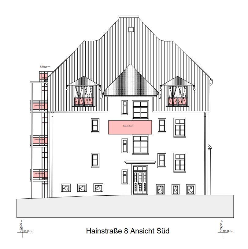 Thumbnail-Maisonette-Wohnung energetisch saniert mit 3 Räumen und Balkon in Zittau Süd