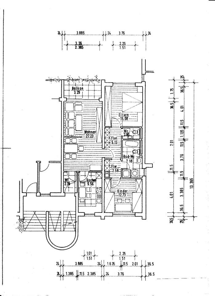 Thumbnail-3 ZKB Wohnung 85 qm 35415 Pohlheim Watzenborn-Steinberg