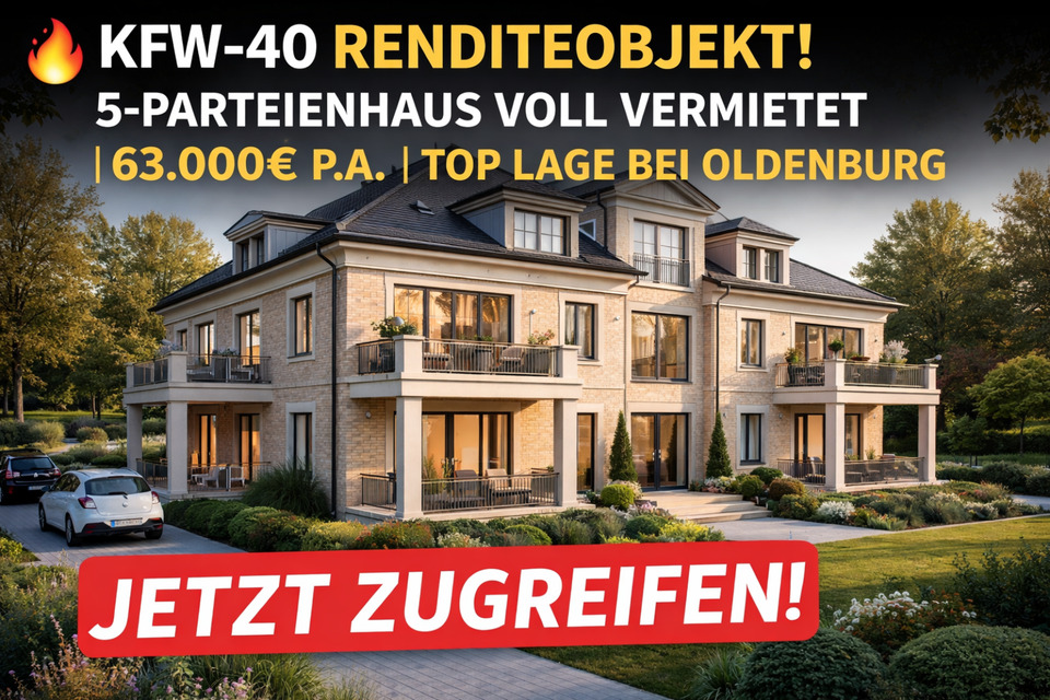 Thumbnail-Premium Kapitalanlage! Stadtvilla MFH | KfW40 | Sofort Einnahmen